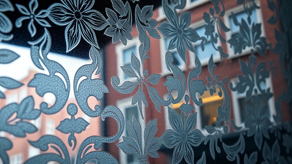 Patterned Decorative Glass Barnet