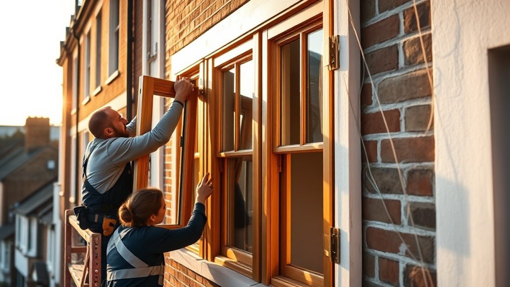 Wooden Window Installation Barnet